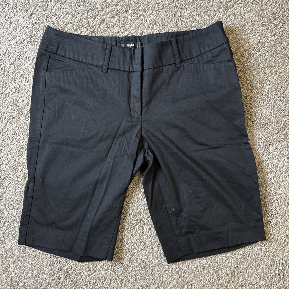 Mossimo Women's Shorts Stretch Extensible Black Size‎ 8